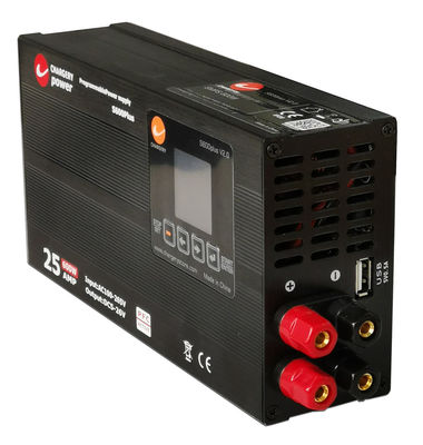 24V 600W ρυθμιζόμενο ρεύμα τάσης SMPS Compact 55mm Low noise SMPS 25A 24V