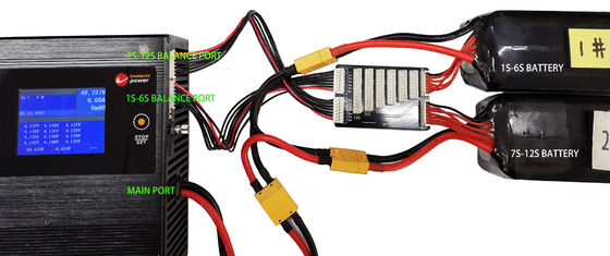 LiFe Pb NMC LiTO Lipo φορτιστή μπαταρίας 1S-12S 40A
