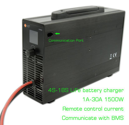 58.4V Vrla LFP Lithium Lifepo4 φορτιστή μπαταρίας 8S 12S 16S 18S Προσαρμοσμένο