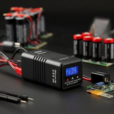 6S 3s 4s Lipo φορτιστή μπαταρίας με LCD οθόνη 5W OEM
